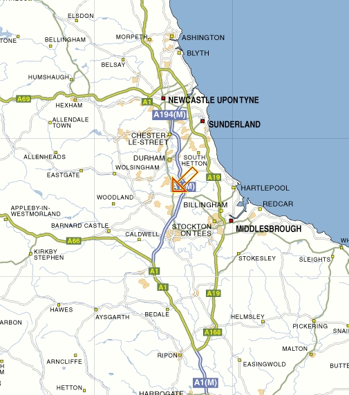 PArnaby Cycloned - Location Map